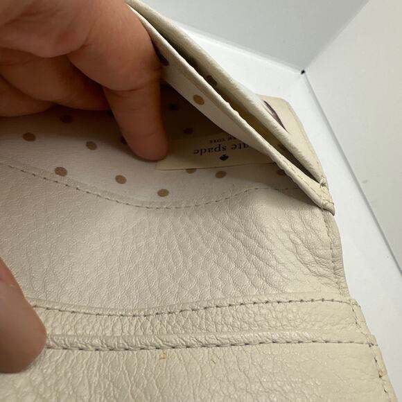 KATE SPADE New York Gold Bifold Wallet - Picture 4 of 9